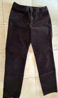 GAP Corduroy Pants Cocoa Brown Flat Front 30" Inseam Size 8 VINTAGE 90s Y2K